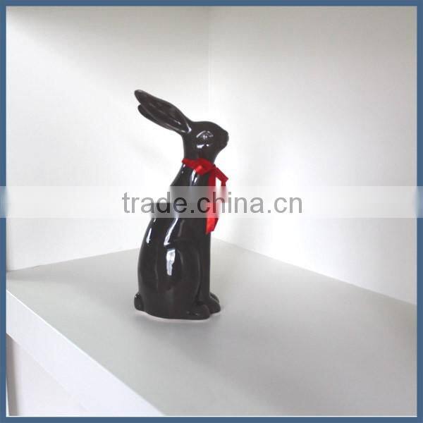 Home & garden decoration ceramic rabbit figurines