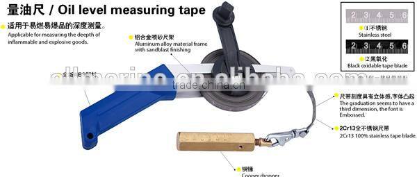 Blue color of Oil Measuring Tape