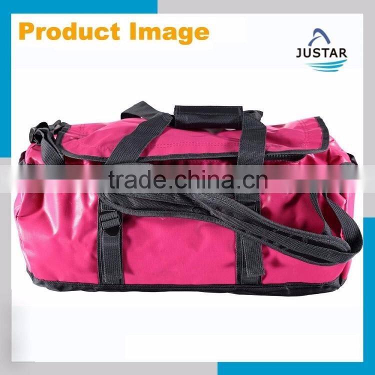 Outdoor Travel Sports Water Resistant 500D Tarpaulin PVC Heavy Duty Multifunctional Tarpaulin Duffel Bag