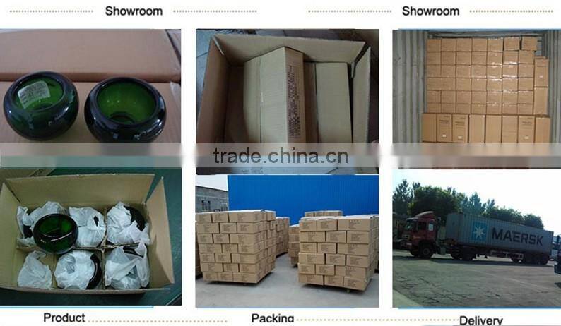 LX-Z078 Hand pressed crystal clear dewdrop glass votives candle holder