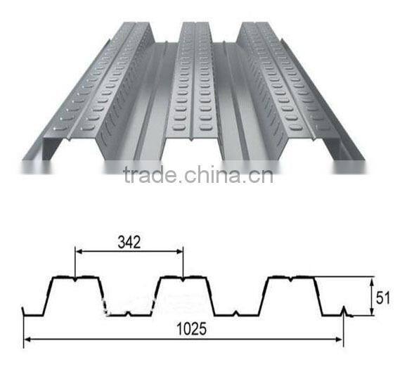 Metal Floor Deck Roll Forming Machine, load-bearing structure in high buildings