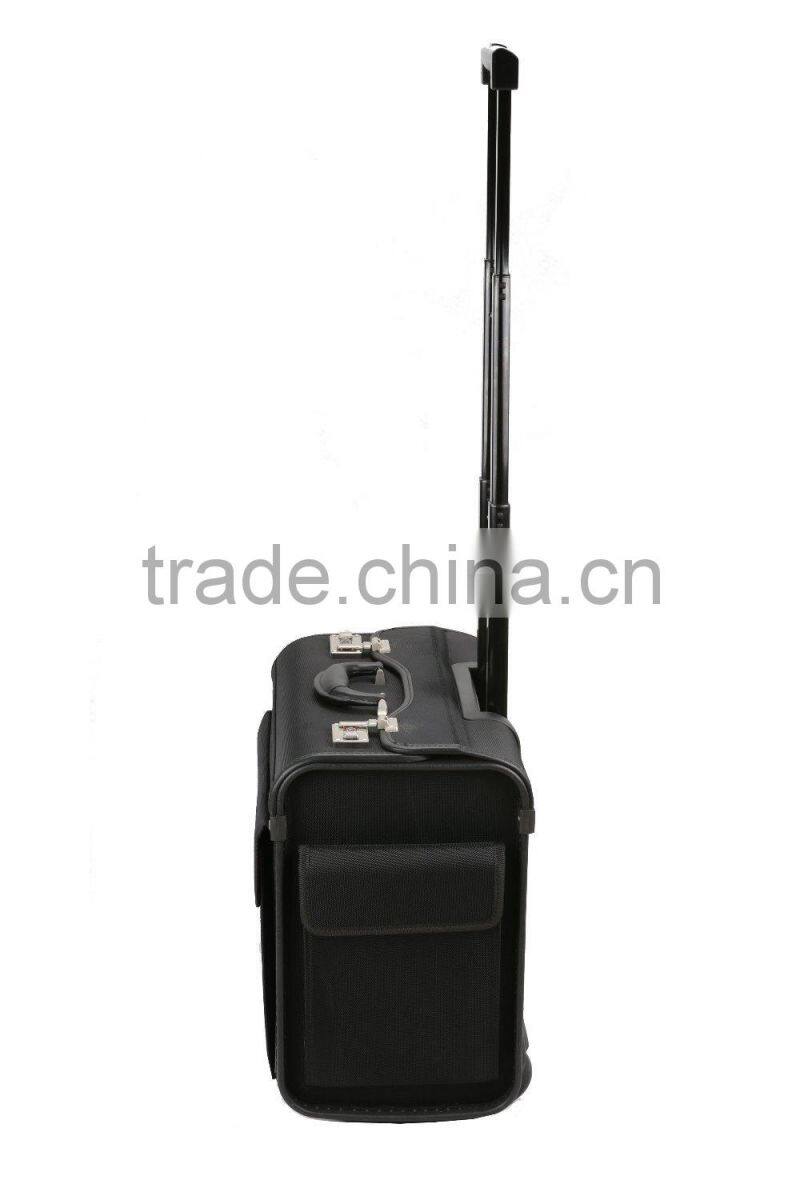 new design 1680D polyeater trolley pilot case