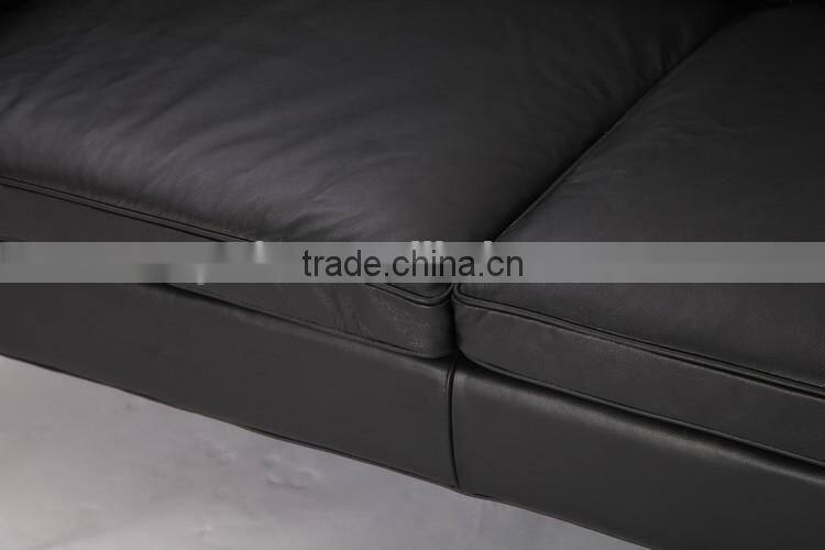 Black couch living room sofa borge mogensen sofa leather wholesale
