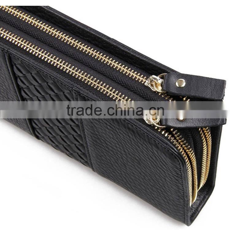 Durable hot sale crazy horse leather wallet for man China manufacturer