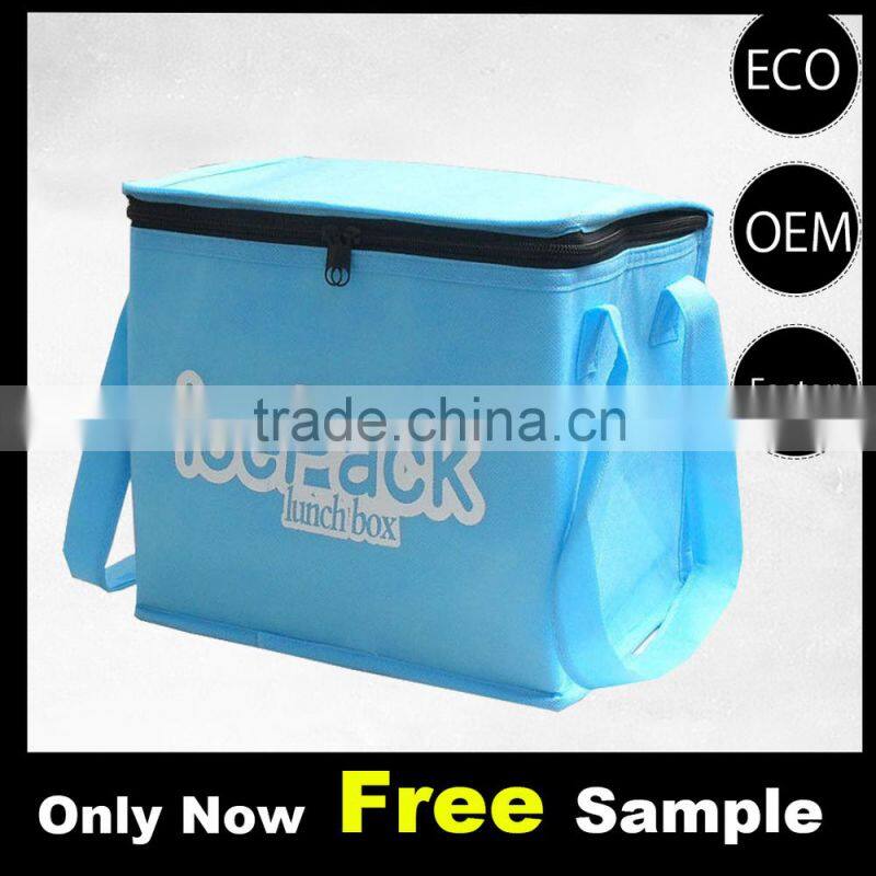 Outdoor fitness nonwoven insulated lunch bag cooler bag CB-036