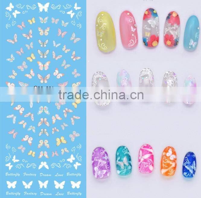 Colored Nail Sticker,nail art stickers,stickers for nails art