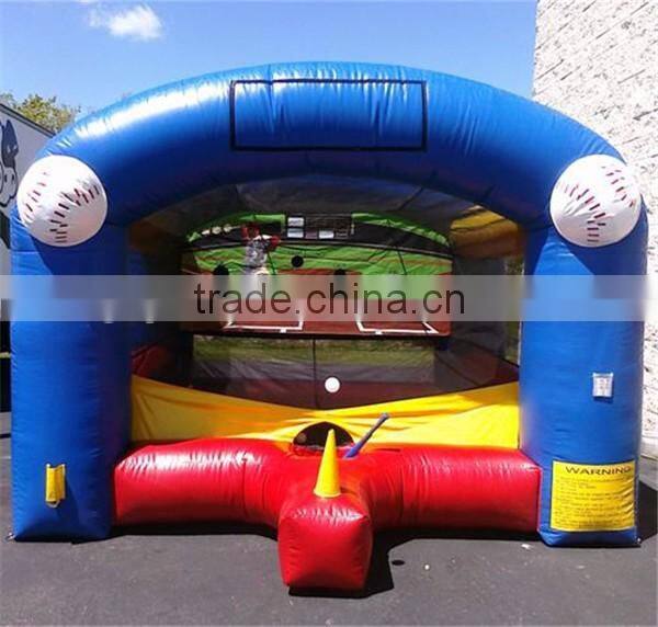 Funny Baseball Inflatable Homerun Game/ Body inflation games/ inflatable baseball game
