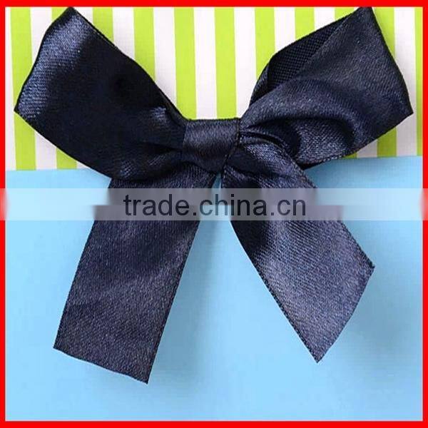 New Designed Seal Colorful Shopping Paper Bags With Ribbon