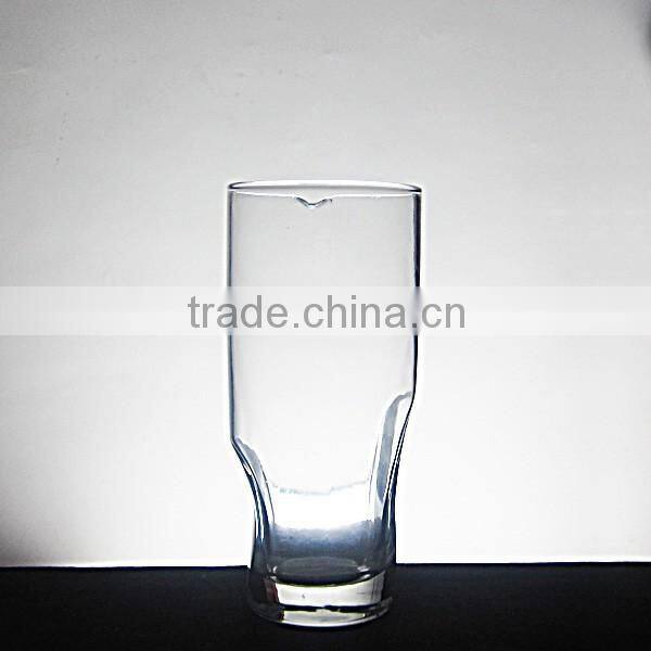 High white material decoration glass cup for home and party