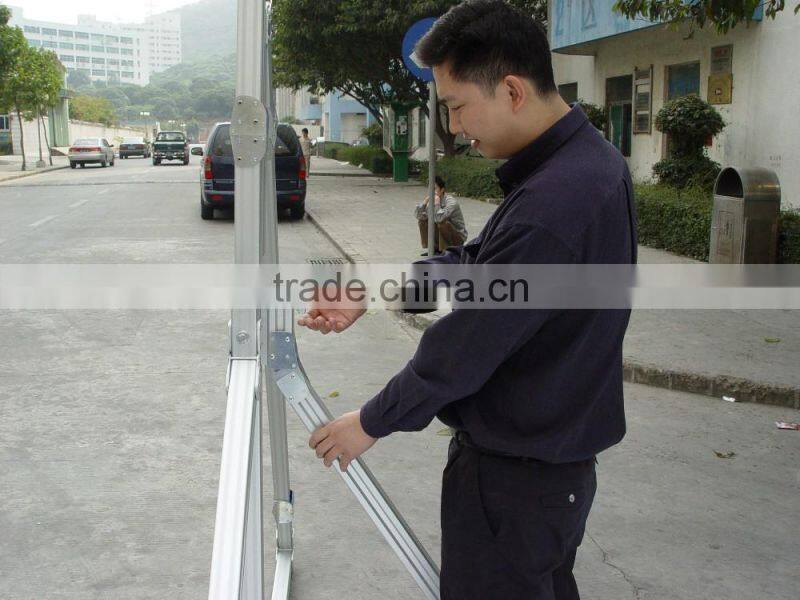 Big size Format 16:9 200 inch Fast folding projection screen/portable projector screen/big size light projection screen