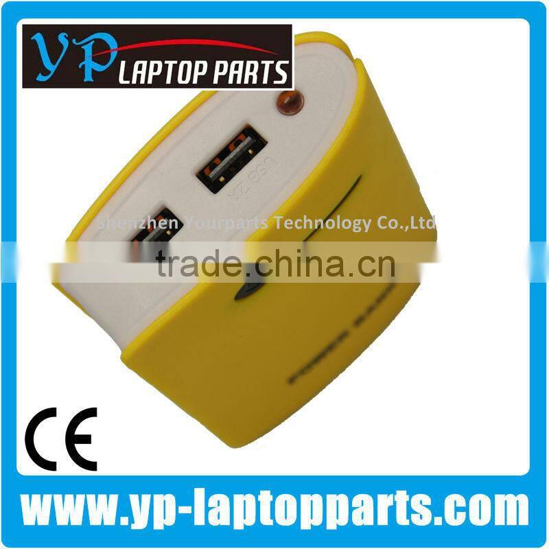dual usb power bank 8400mah with Lithium polymer cell 4200mah power bank