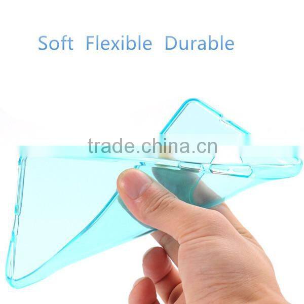 C&T Ultra Slim Metal Plating Frame Clear Soft Gel TPU Silicone Back Cover for Huawei Ascend Mate 8