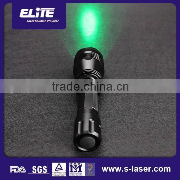 China wholesale 20/30/40mw low consumption laser flashlight,stainless steel dry battery flashlight