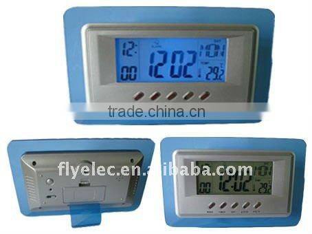 Lightening LCD clock