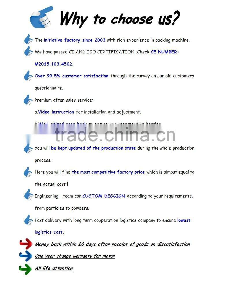 Professional packing machine for flour powder