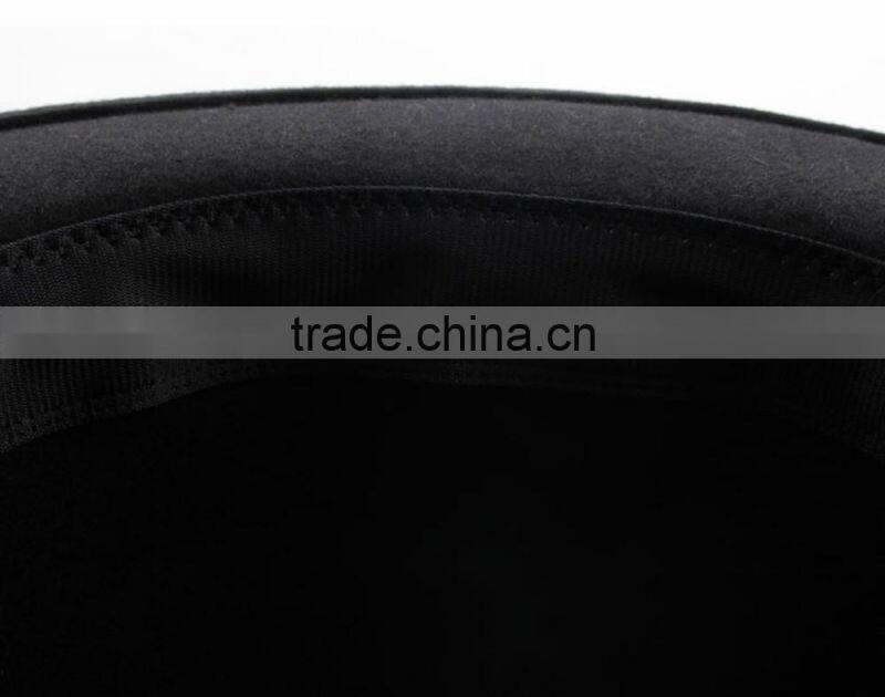 Customized Felt Hat Wide Brim Men Felt Fedora Hat