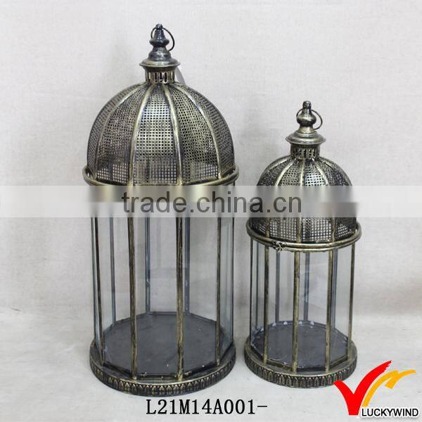 round antique decorative metal lantern in bulk
