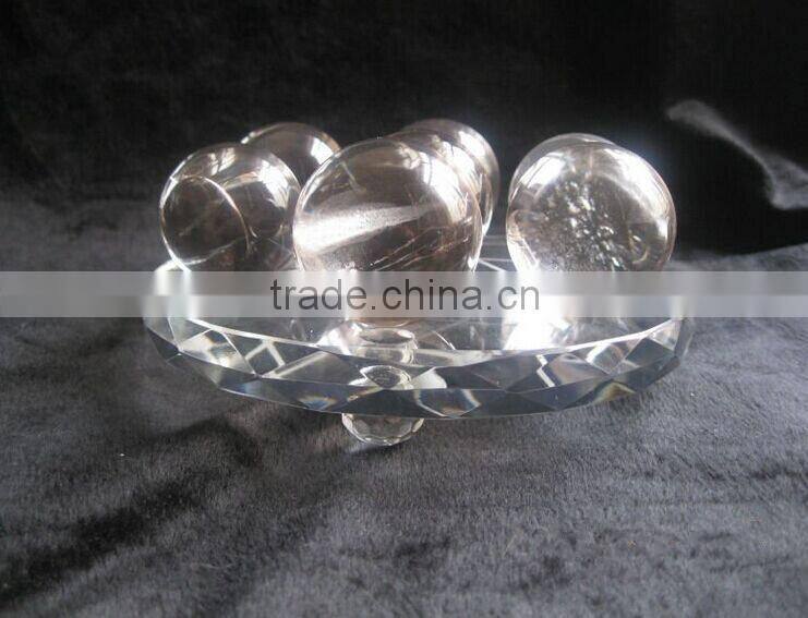 Natural quartz crystal ball seven color crystal ball