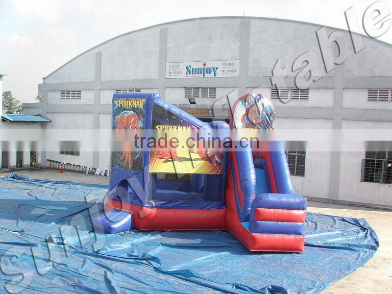 2016 Sunjoy gaint advertising inflatable spider man cartoon