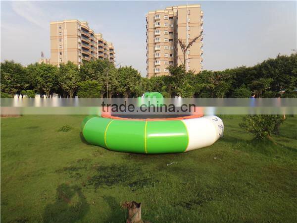 2015 the cheap and good quality inflatable water jumping bed / inflatable trampoline for sale