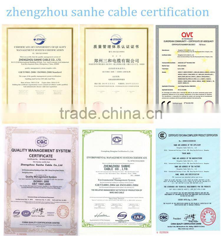 3*6 AWG copper flame retardant concentric cable