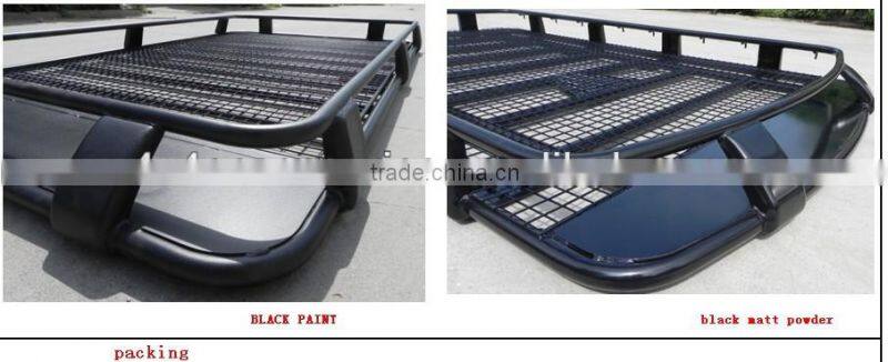 4x4 universal car roof rack with aluminum or steel power caoting