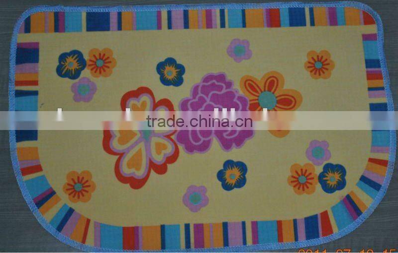 colorful design printed, good quality with cheap price door mat