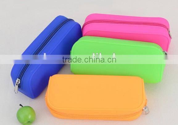 tudents Silicon Pen Bag Pencil Pouch Stationary Case