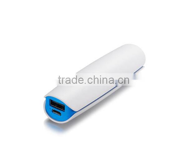 Guoguo slim 18650 blue 2200mah super mini portable power bank