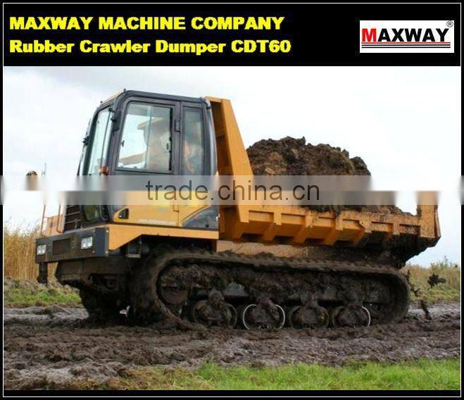 10Ton Customized Hydraulic Tipper for Palm Grove, Rock, Wood, Sand , CE / ISO / SGS , Model: CDT100