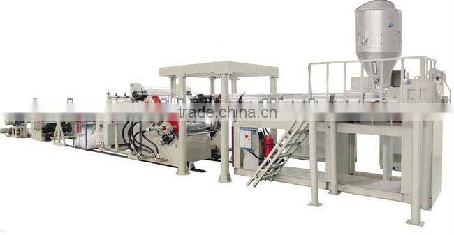 PP/HIPS/PE/PET/EVA multi-layer plastic sheet machine