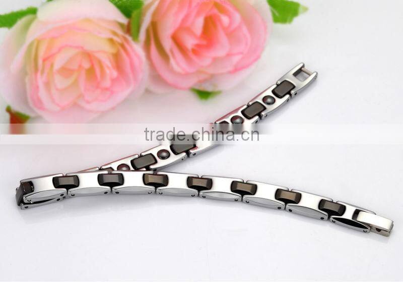 High quality IP black tungsten friendship bracelets bulk