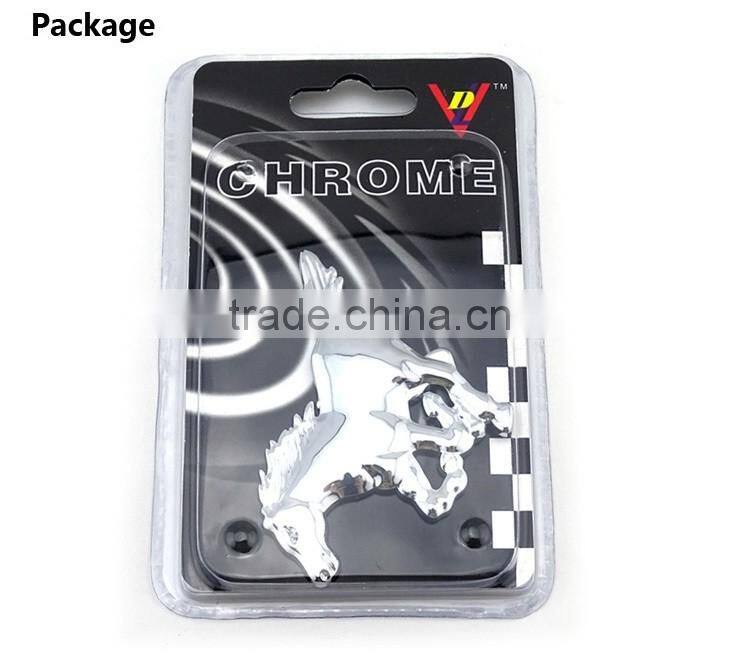 3D abs horse car chrome emblem logo badge making