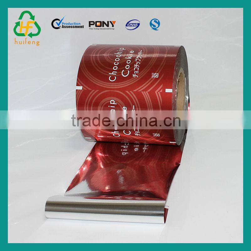 top seal printed sealing plastic packaging film