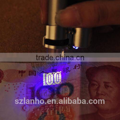 100X MINI LED Pen-shaped focusing detecting microscope