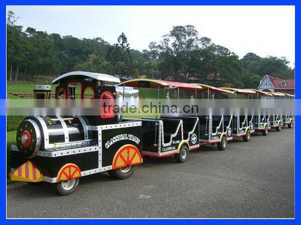 large amusement park rides outdoor Trackless Train For Children