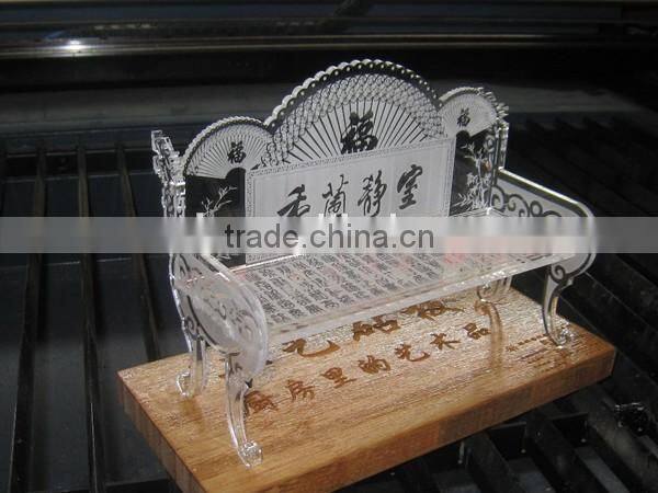 Top level classic solid acrylic material furniture display