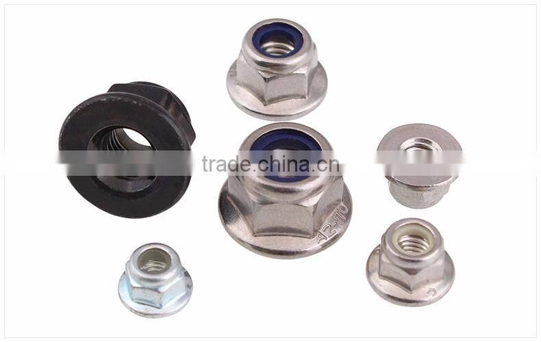 Quality assurance colored hex flange nuts