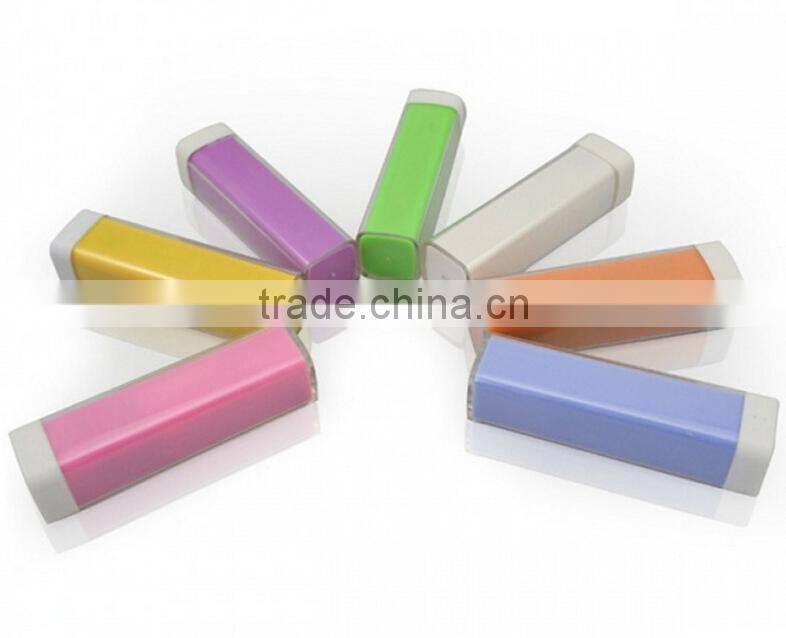 2015 Best Selling Products Lipstick Power Bank 2600mah