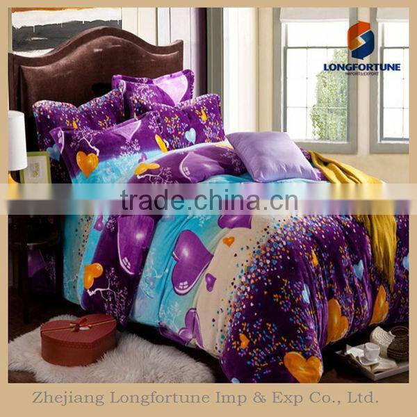 home textile adult wholesale three pieces bedding set
