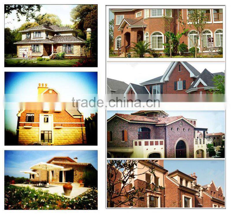 Olingen brick wall corner with EPS insulation