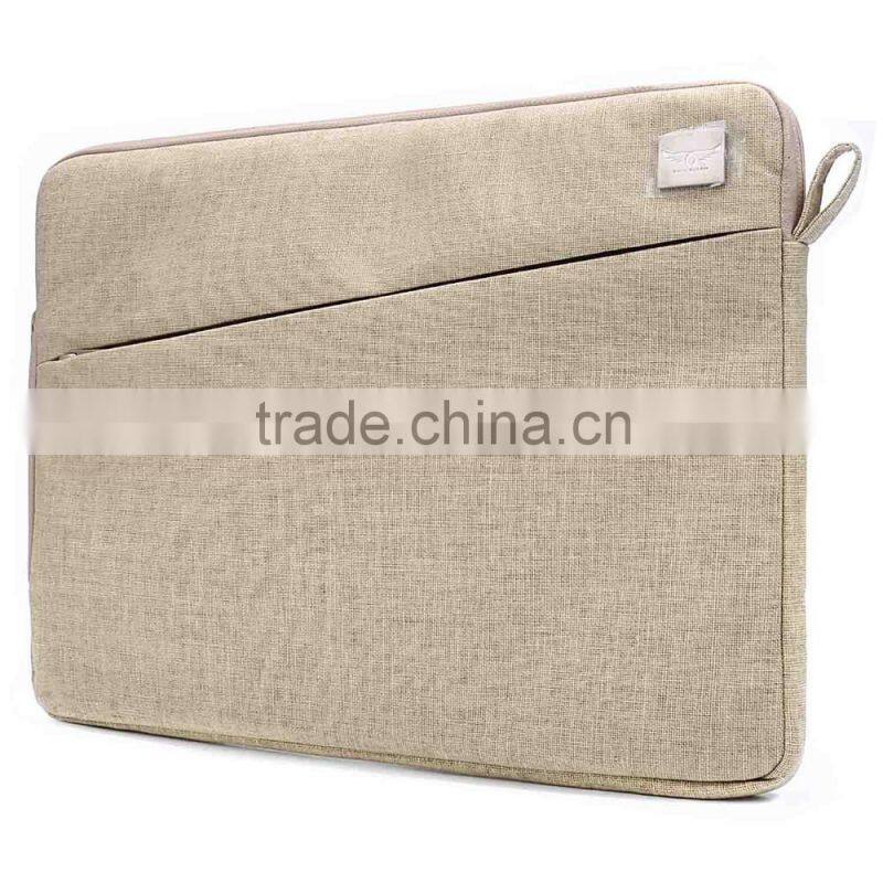 Large Canvas Zip Shopping Travel School Bookbag Built-in Laptop Sleeve Fits 12-inches Tablet school bag CS-AW513(1)