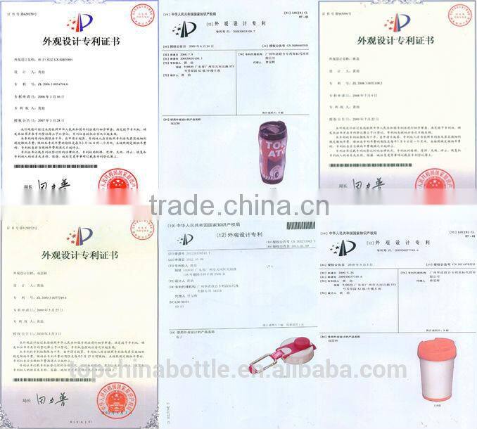 colorful and light 750ml promotional gift and travelling PP water bottle