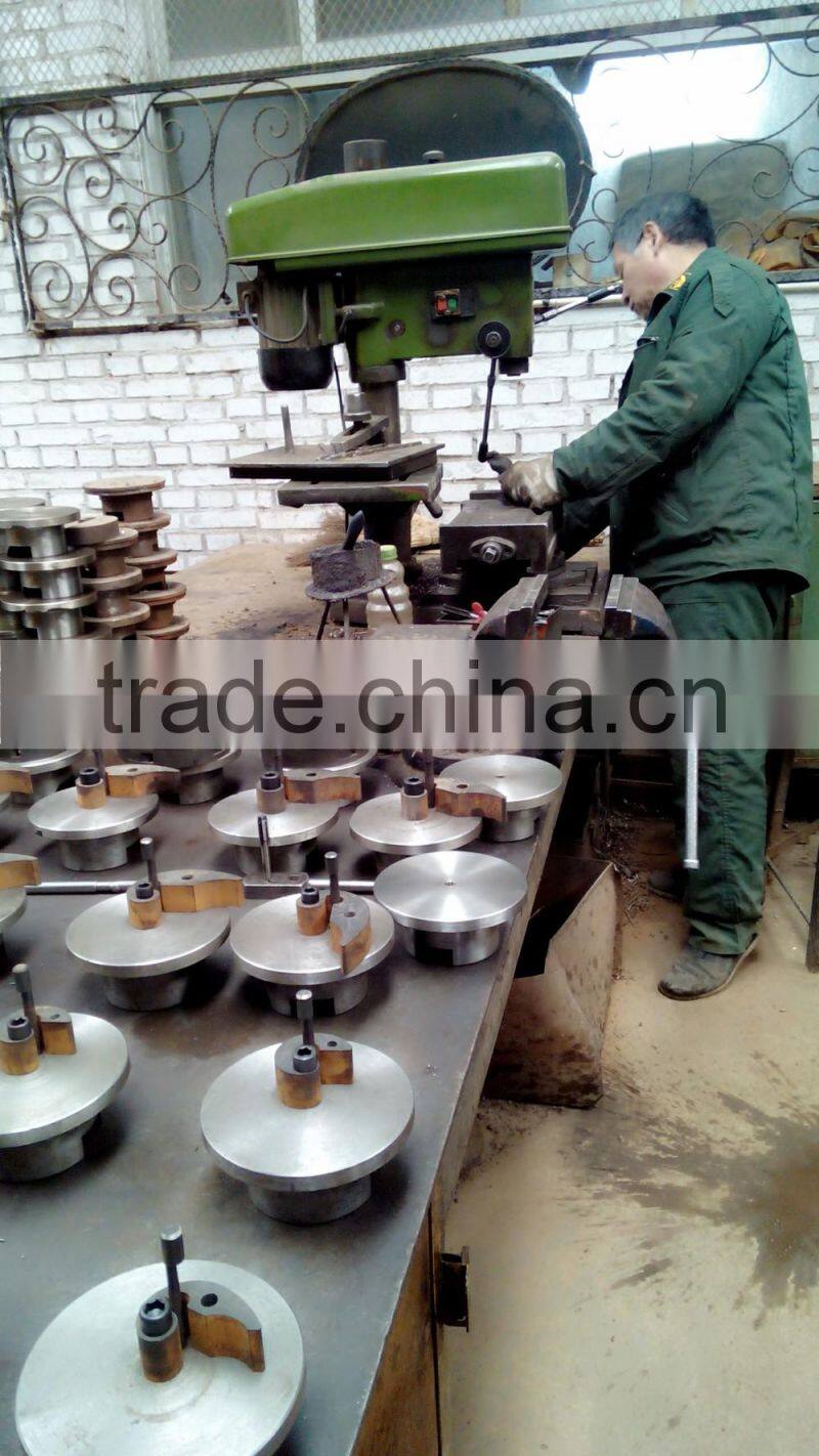 Wrought iron scroll making machines