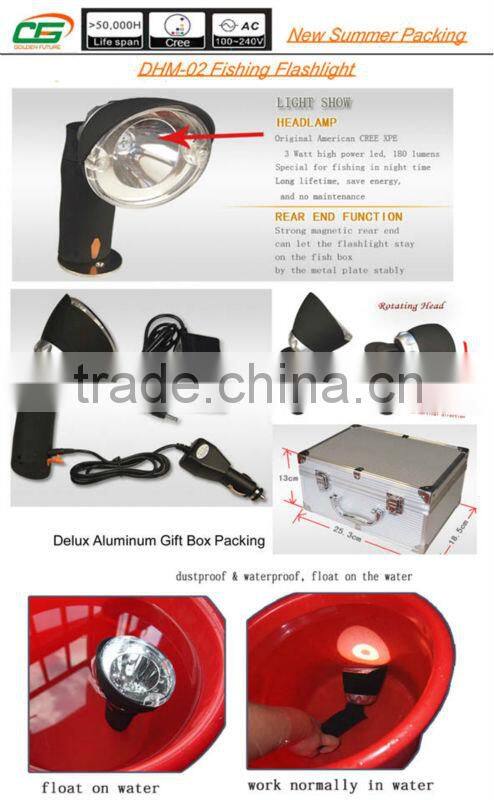 High power fishing lights, police fishing flashlight torch led flashlights