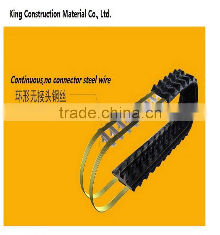 500x90 harvester rubbertrack,Agriculture machinery rubber crawler