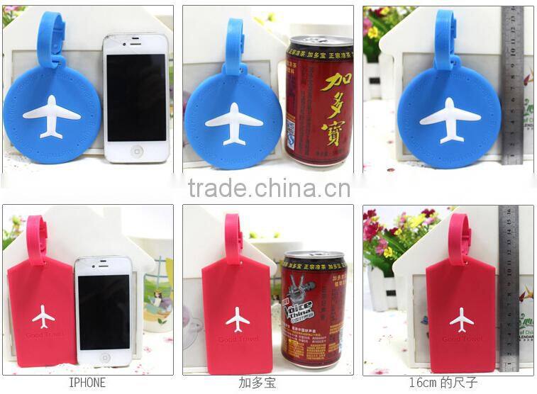 Soft PVC luggage tags with customer logos