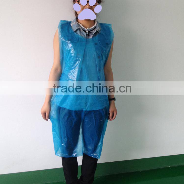 plastic apron for both adult and children