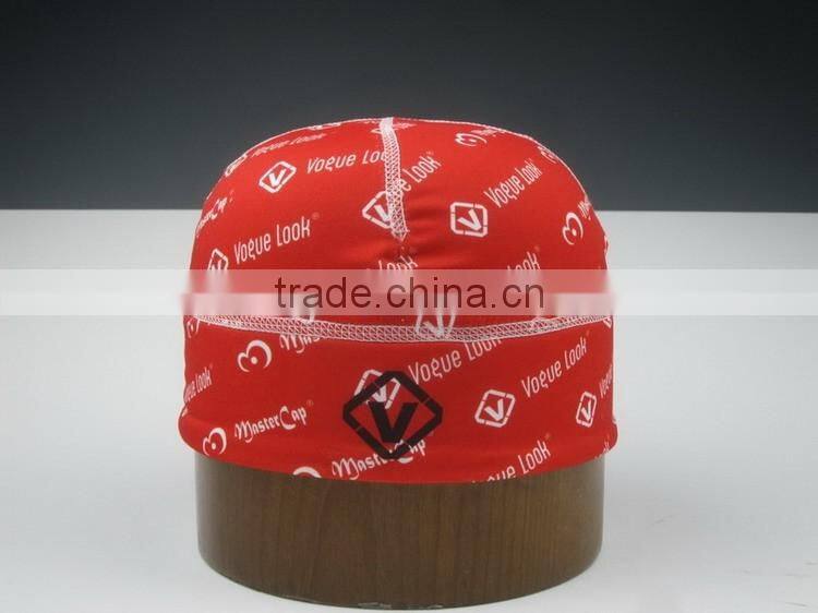 red print swimming cap