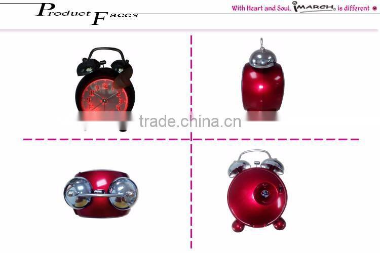 new arrival fashion twin bell alarm clock TB09001